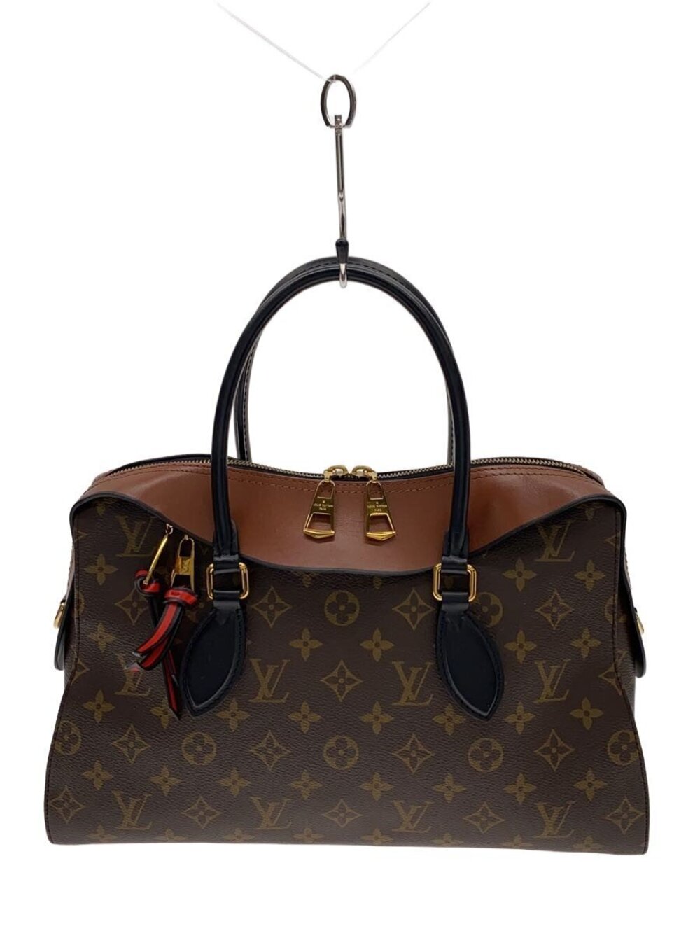 Louis Vuitton Tuileries Tote Monogram Canvas Caramel Brown